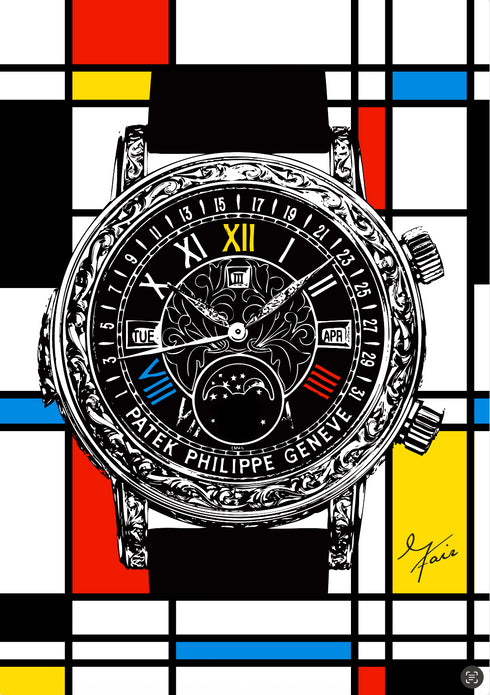 PTK Mondrian Screenprint Limited Edition Print 1 of 75 - (2015)