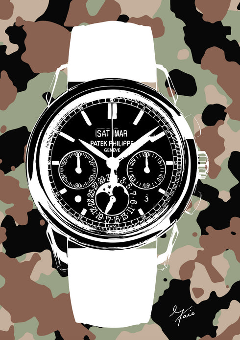 PTK Camo Screenprint 01 Limited Edition Print 1 of 75 - (2015)